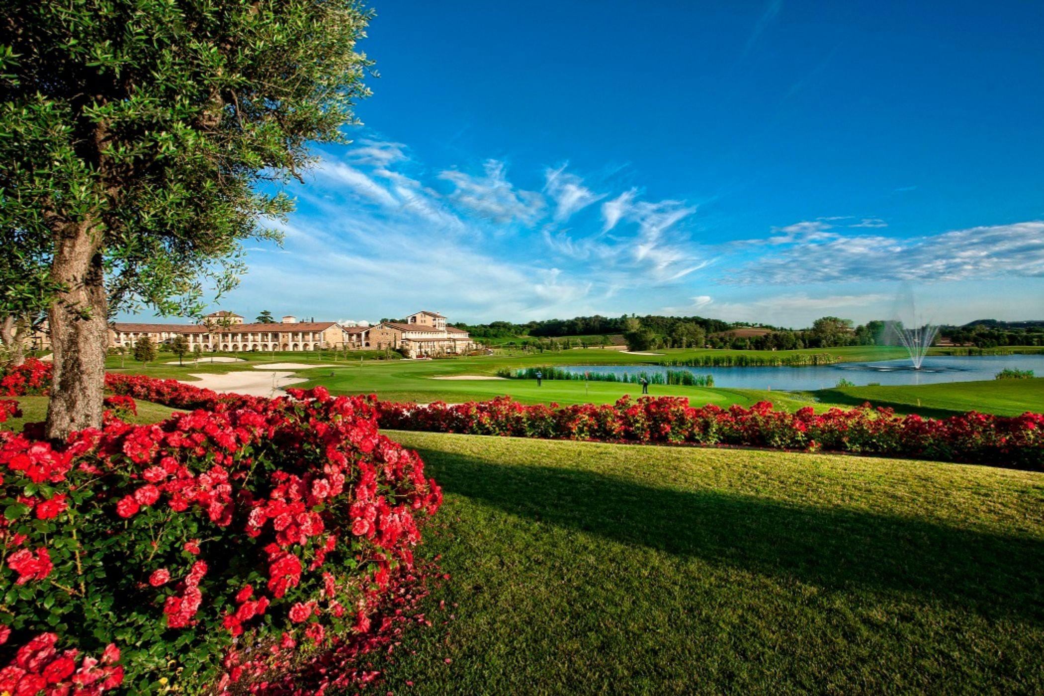 Garda Hotel San Vigilio Golf Pozzolengo Bagian luar foto